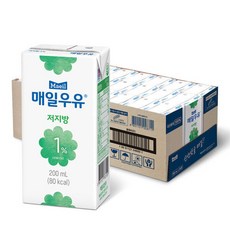 매일우유 멸균 저지방 1프로 200ml 24개