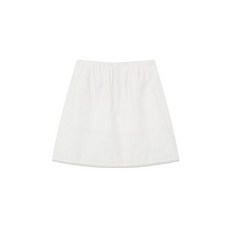 매장정품 글로니 GLOWNY G CLASSIC LACE-UP MIDI SKIRT (WHITE) GC26SUSK0010WH 750953