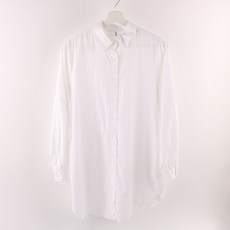 M / jam jam 여성 화이트 롱셔츠 / P021 -679, 1개, 사진참고