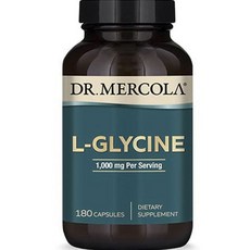 Dr. Mercola L-甘氨酸 1000 毫克膠囊, 1個, 180入