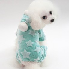 반려견옷 L 에메랄드 반려견겨울옷