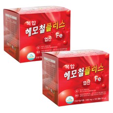 한미양행 복합헤모철플러스 철분 엽산 100% 임신 철분제 오징어먹물색소 1개 4개월, 2개, 120정