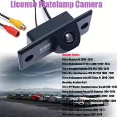 아큐라 및 폭스바겐용 내구성 있는 번호판 램프 카메라 - 풀 컬러 야간 투시경 스마트폰 호환 간편한 설치, 01 검정색