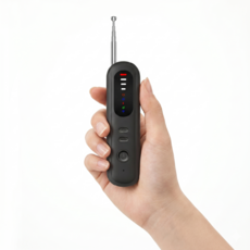 휴대용 다기능 몰래카메라 도청장치 GPS 탐지기, 블랙, 1개