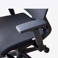 시디즈 T55 의자 암패드 (좌우세트), 블랙