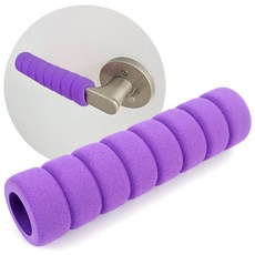 스펀지 문손잡이 커버 퍼플 도어 방문 욕실 화장실 shc*162vG