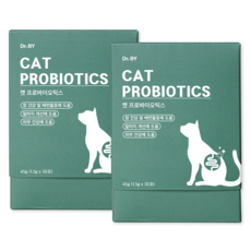 닥터바이 캣 프로바이오틱스 영양제, 2개, 장건강/유산균, 30회분