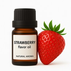천연화장품 비누 립밤재료-(딸기플레이버오일), 10ml, 1개