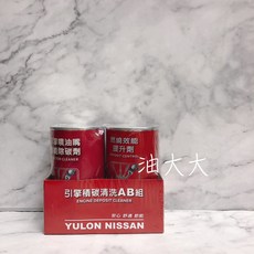 YULON NISSAN 引擎積碳清洗AB組 噴油嘴節能除碳劑 燃燒效能提升劑, 詳見包裝, 詳見包裝, B劑 燃燒效能提升劑