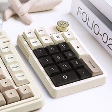 무선기계식키보드 블루투스 저소음 사무실 게이밍 핫스왑 텐키리스 레트로 스타일 커스텀키보드, BSUN TOY, U_체리MX 브라운 스위치, 예 K20-화이트