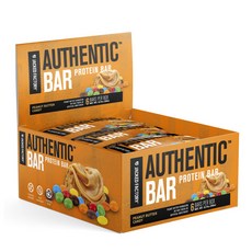 JACKED FACTORY 蛋白棒 花生醬糖果口味, 6入, 1盒