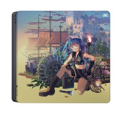 機身保護貼膜, 1個, PS4 小藍主機貼「生存者版」