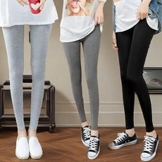 【shiny藍格子】彈力貼身內搭九分褲 L~3XL 鬆緊腰頭顯瘦休閒長褲