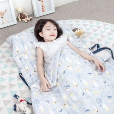 더해피 일체형 낮잠이불 ths+156zT, 꿀벌 핑크