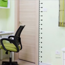 키재기장식 접착식 키재기 눈금스티커