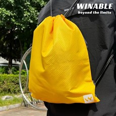 1+1 윈어블 슈즈백 축구화 가방 실내화가방 운동화 가방, 05. 1+1  슈즈백 옐로우