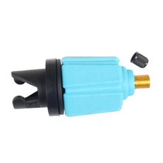 스탠드업 패들보드 카약용 SUP 펌프 어댑터 에어 밸브 어댑터, PVC, 블랙 블루, 1개