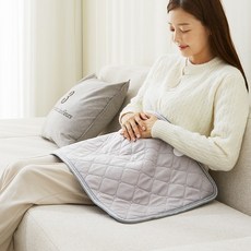 눕자 다용도 카본 탄소 온열찜질기 극세사그레이 중형 40X60, 없음