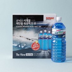 소낙스 사계절 에탄올 워셔액 더뷰 1.8L X 3입, 3개