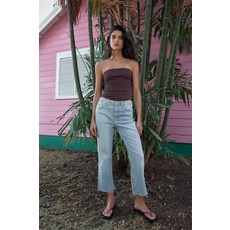 자라 배색 레더 샌들 - 레드120002