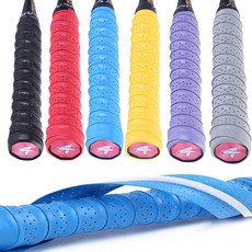 포니온 배드민턴 그립 테이프 테니스 라켓 밴드 11P, 블랙,레드,블루,옐로우,퍼플,그레이, 1개