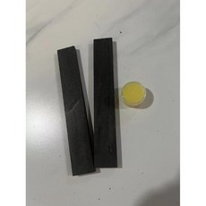흑단 음핑고 재료 목봉 막대 DIY 각재 원목 목재, 20x3x1cm 2개