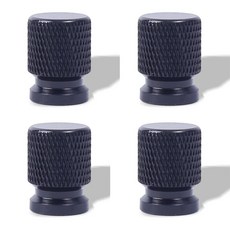 1 8pcs 타이어 밸브 캡 알루미늄 자동차 바퀴 젖꼭지 플러그 AutoTyre 줄기 림 커버, 4pcs Bla
