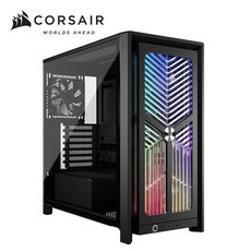 CORSAIR Frame 4000X 黑透側 ATX機殼 附RS120 ARGB風扇*4, 1個, RS120