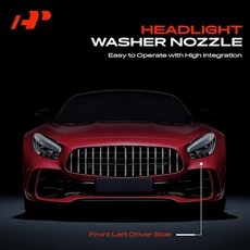 A-PREMIUM 프리미엄 왼쪽 헤드라이트 와셔 노즐 볼보 XC90 2003 2004 2005 2006과 호환 운전석, A-PREMIUM 프리미엄 왼쪽 헤드라이트 와셔 노즐,