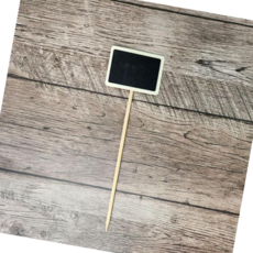 원목블랙보드 화분 이름표 인테리어 칠판 블랙보드 네임꽂이, 본상품