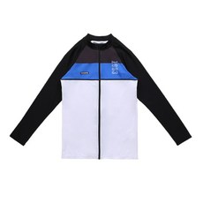 [브랜드정품]레노마수영복 *폴리백 무상증정*남주니어 비치 싸이클 컬러배색 집업래쉬가드수영복상의 BS20904 초등생존수영키트 생존수영복세트