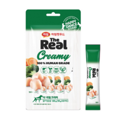 하림 더리얼 크리미 닭가슴살 50g (Dog) 짜먹는 강아지 간식, 1개, 닭
