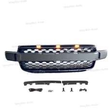 랩터 프론트 그릴 포드 레인저 2022-2024 T9 MK4 PX4 하이 버전 XLT 와일드트랙 스포츠 LED 조명 업그레이, 02 Matte black light