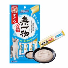 Hagoromo 無一物 極致舌福肉泥 貓咪專用肉泥點心 鮪魚口味 14gx4包, 1個, 1包4入, 14g, 鮪魚