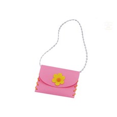 디케이원 미술재료 DIY 실꿰기 펠트 가방만들기 꽃