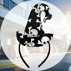 할로윈 미니 마녀모자 머리띠 블랙 촬영소품소품 데코장식 헤어밴드 페스티벌 행사소품 할로윈변장