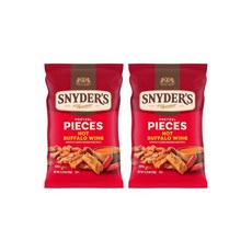 스낵 Snyder's of Hanover 스나이더스 오브 해노버 핫 버팔로 윙 맛 프레첼 조각 11.25 온스
