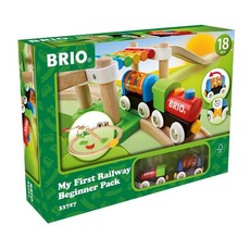 BRIO 33727 (브리오) 레일웨이 마이퍼스트 초보자 세트 [전18피스] 대상 연령, 1개