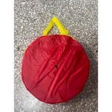 어린이 텐트 방 아기 놀이집 볼 유아용 수영장 장난감, 80x80x90cm, 빨간 수납 가방