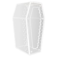 애완곤충용파충류 테라리움 탱크통풍구가 투명 아크릴 거미 케이지, 1개, 1. As Shown