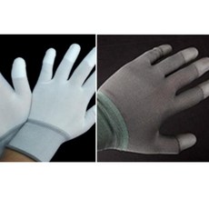 탑피트 손끝코팅 장갑 좌우 세트 L, 회색, 50개