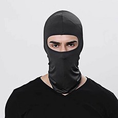 얼굴 자외선 차단 마스크 스포츠 골프 쿨 페이스 커버, 블랙, 블랙, 1개