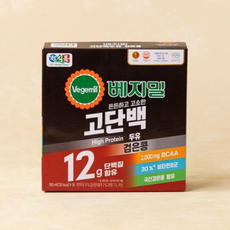 정식품 고단백두유 검은콩, 190ml, 16개