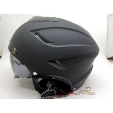 /u3010carpower/u3011 GP5 027 雙層鏡片 全可拆內襯 雪帽 內崁墨片 半罩式安全帽, 消光鐵灰安全帽,無