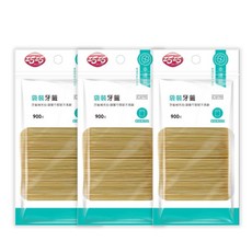 小閨祕 袋裝牙籤(900支) - 牙籤 竹籤 水果籤 食材叉 剔牙 牙齒 補充包, 1個, 袋裝牙籤(900支)x3袋