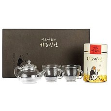 [체리쥬니] 가을신선 선물세트 3호 국화차20g 유리다관 유리잔2개_ 20250403_EF, 1, 1