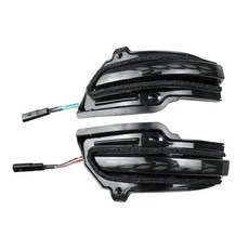 자동차 사이드 미러 라이트 다이내믹 인디케이터 옐 하이 예비 부품 시그널, 1개, 기본