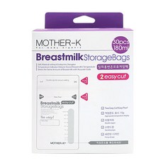 마더케이 일회용 이지컷 변온모유저장팩 180ml, 30매, 3개