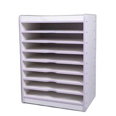 원목 스케치북 보관함 도화지 수납장 미술학원 정리대, 1개