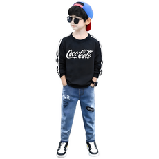 男童真口袋牛仔長褲